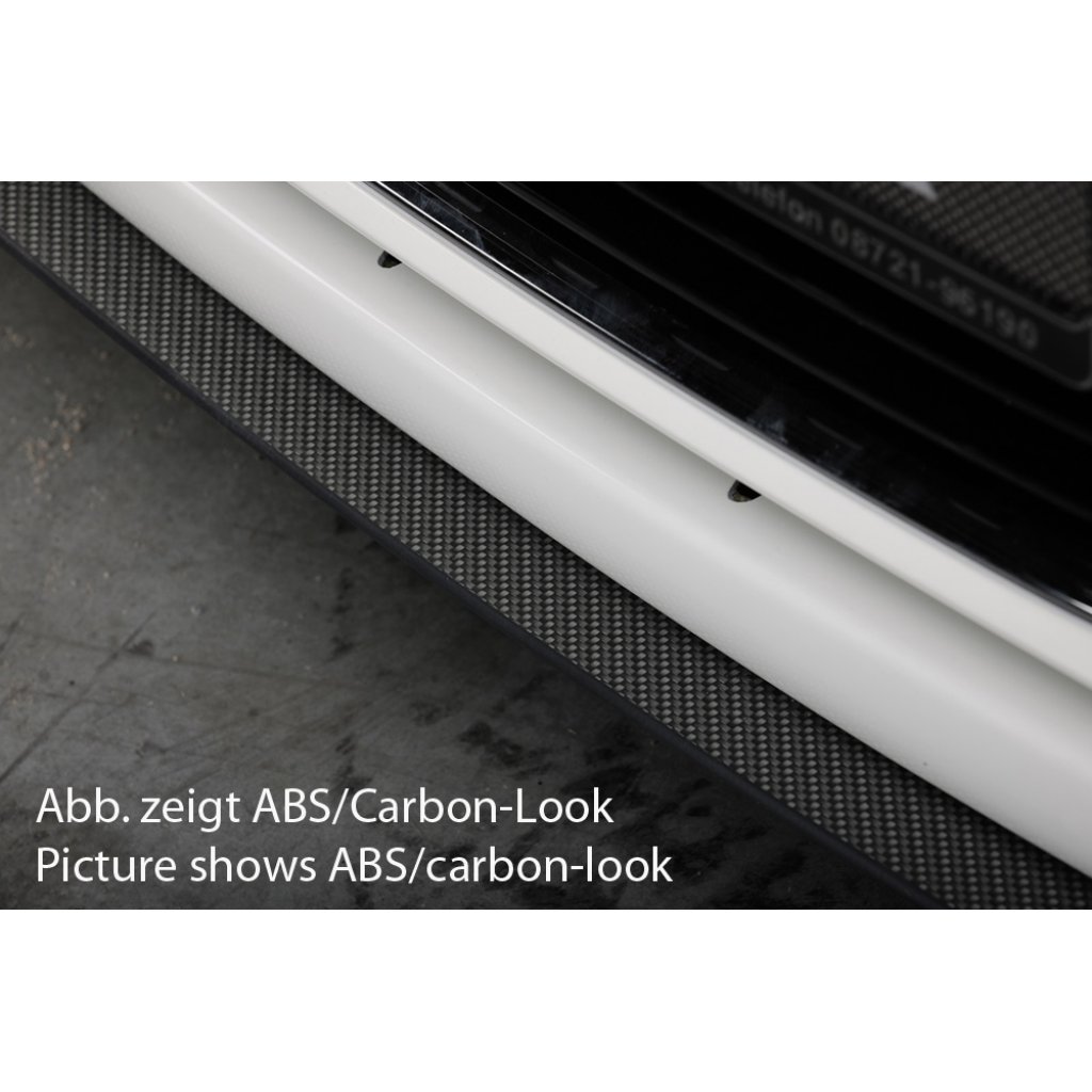 Rieger lipa pod přední nárazník Rieger pro Audi A1 8X 3-dvéř., 5-dvéř. (sportback) před faceliftem, 08/10-12/14, plast ABS bez povrchové úpravy