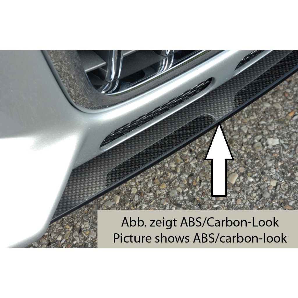 Rieger lipa pod přední nárazník Rieger pro Audi A3 8P 3-dvéř. před faceliftem, -05/05, plast ABS bez povrchové úpravy, pod přední nárazník Rieger obj. kód Y 00056750/51