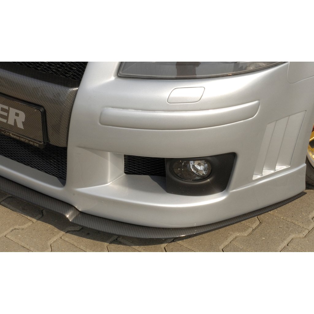 Rieger lipa pod přední nárazník Rieger pro Audi A3 8P 3-dvéř. před faceliftem, -05/05, plast ABS s povrchovou úpravou Carbon-Look
