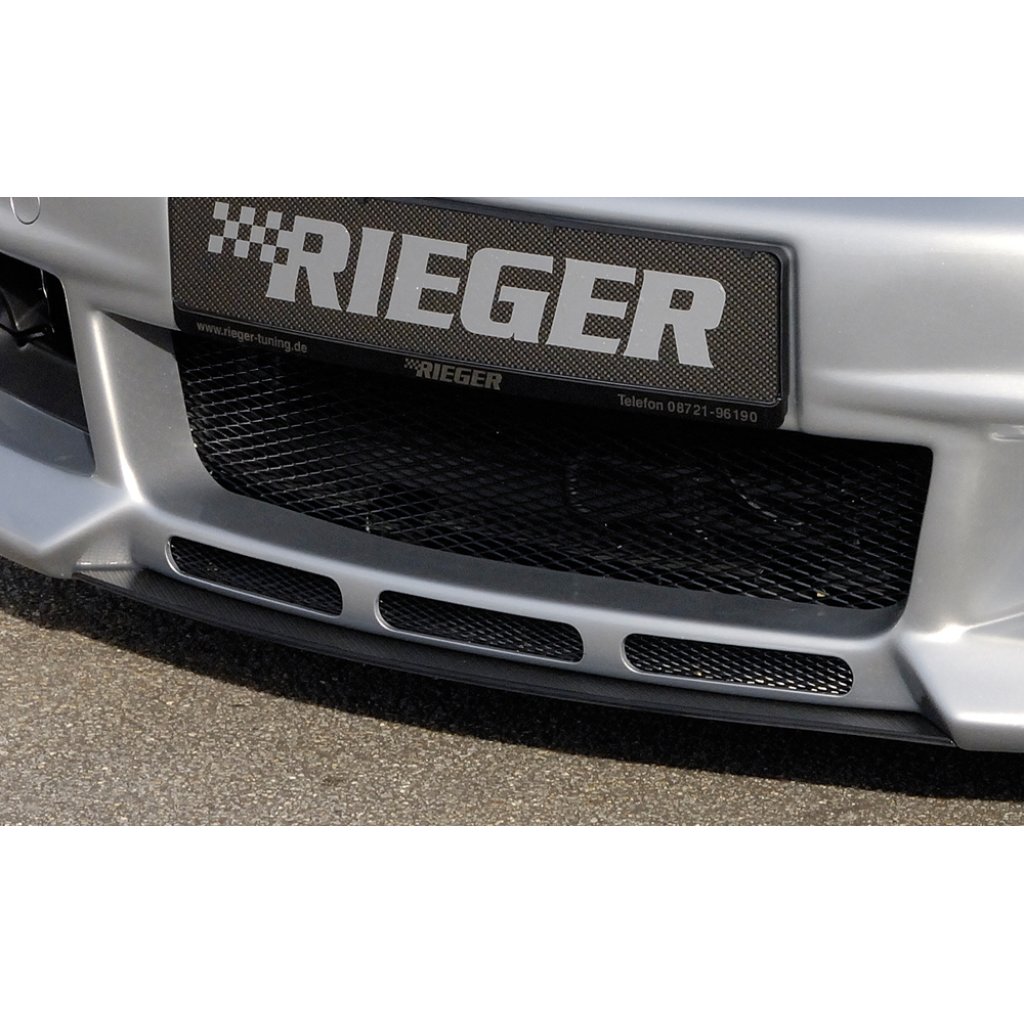 Rieger lipa pod přední nárazník Rieger pro Audi A4 8E avant, sedan, 11/00-10/04, plast ABS s povrchovou úpravou Carbon-Look