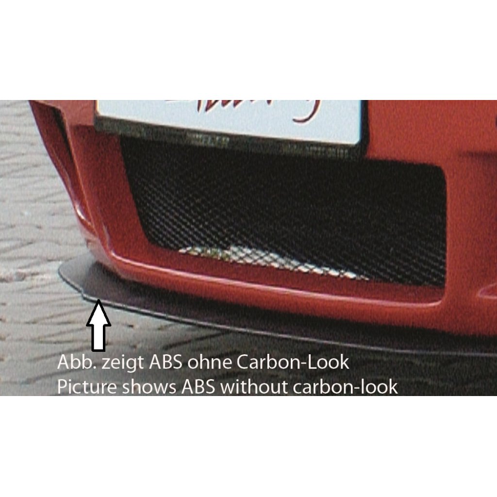 Rieger lipa pod přední nárazník Rieger pro Audi A4 B5 avant, sedan, 11/94-98, 99-12/00, plast ABS s povrchovou úpravou Carbon-Look