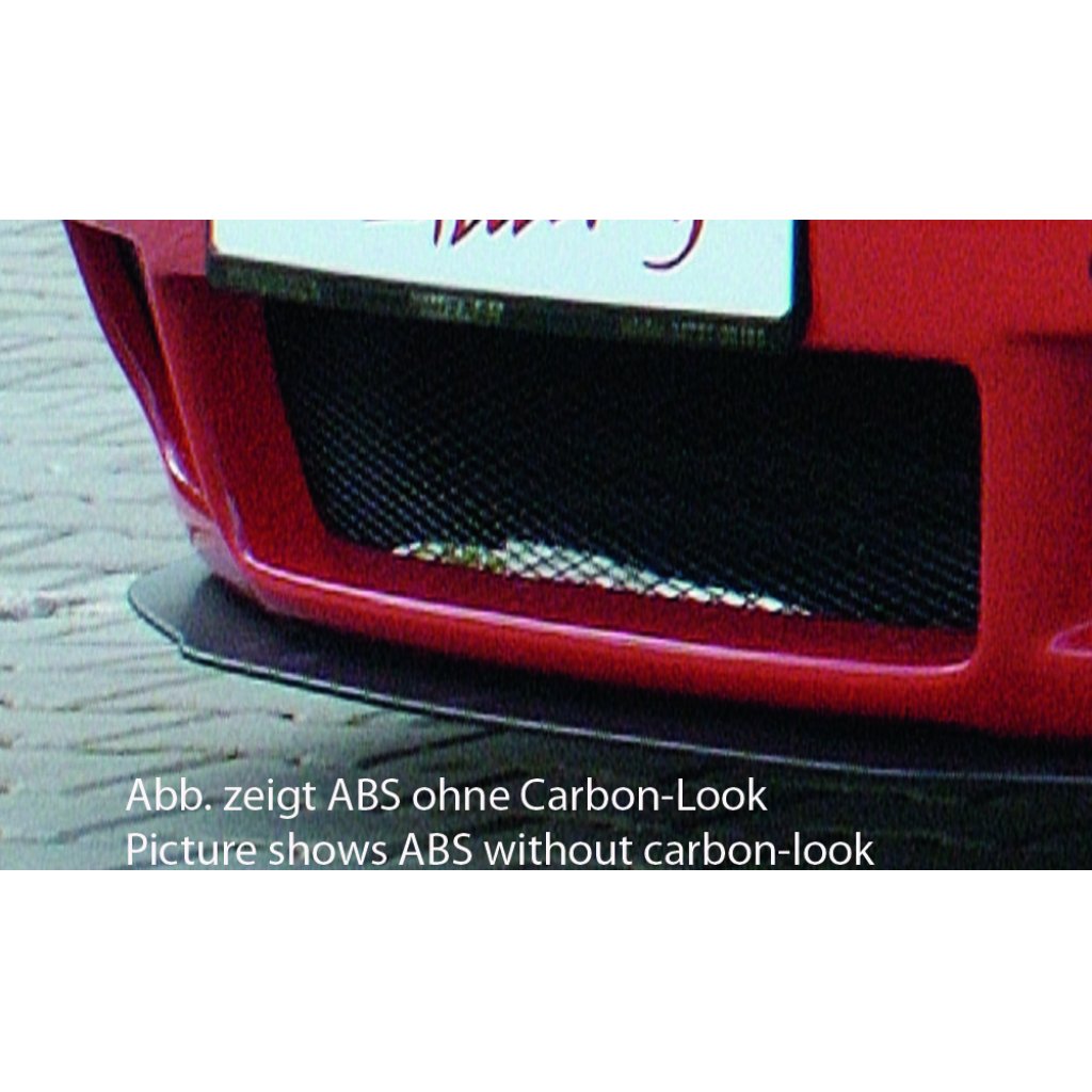 Rieger lipa pod přední nárazník Rieger pro Audi A4 B5 avant, sedan, 11/94-98, 99-12/00, plast ABS s povrchovou úpravou Carbon-Look
