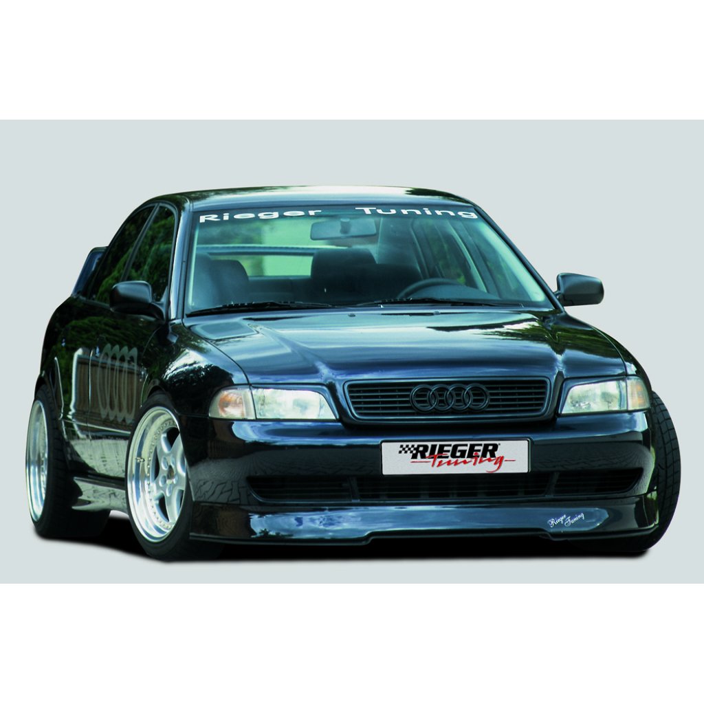 Rieger lipa pod přední nárazník Rieger pro Audi A4 B5 avant, sedan, 11/94-98, plast ABS bez povrchové úpravy