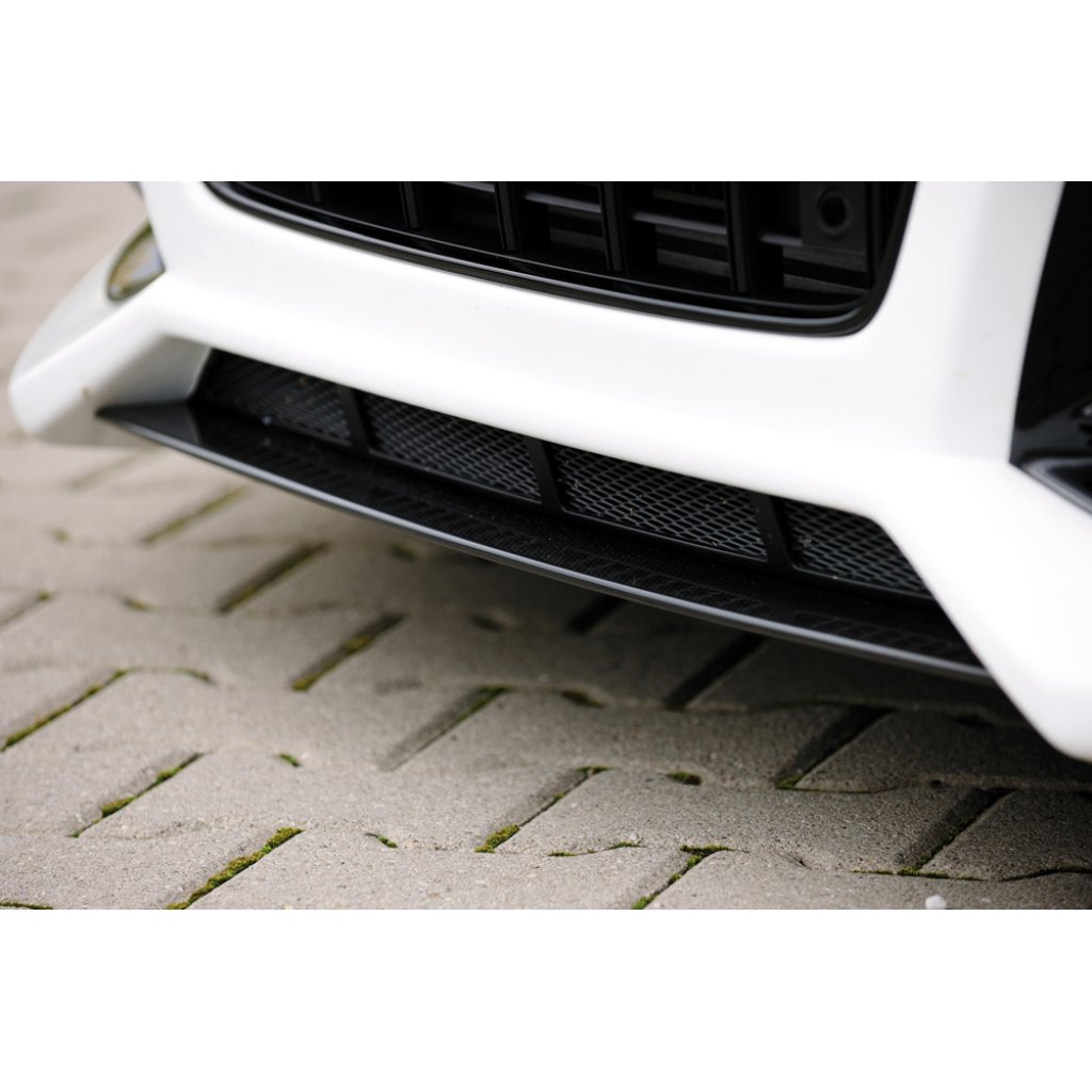Rieger lipa pod přední nárazník Rieger pro Audi A4 B8, B81 avant, sedan před faceliftem, 11/07-12/11, plast ABS s povrchovou úpravou Carbon-Look