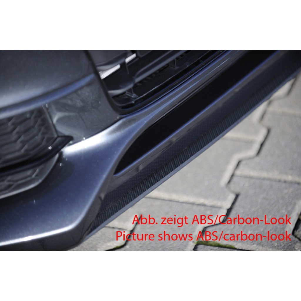 Rieger lipa pod přední nárazník Rieger pro Audi A4 S4 B8, B81 avant, sedan po faceliftu, 01/12-, plast ABS bez povrchové úpravy, pod přední spoiler Rieger obj. kód K 00055538