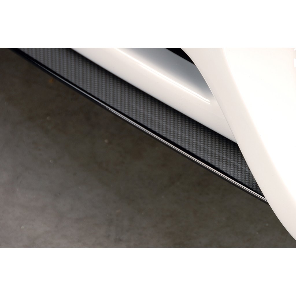 Rieger lipa pod přední nárazník Rieger pro Audi A5 B8, B81 kabriolet, kupé, Sportback před faceliftem, 06/07-07/11, plast ABS s povrchovou úpravou Carbon-Look, pod přední spoiler Rieger obj. kód K 00055411