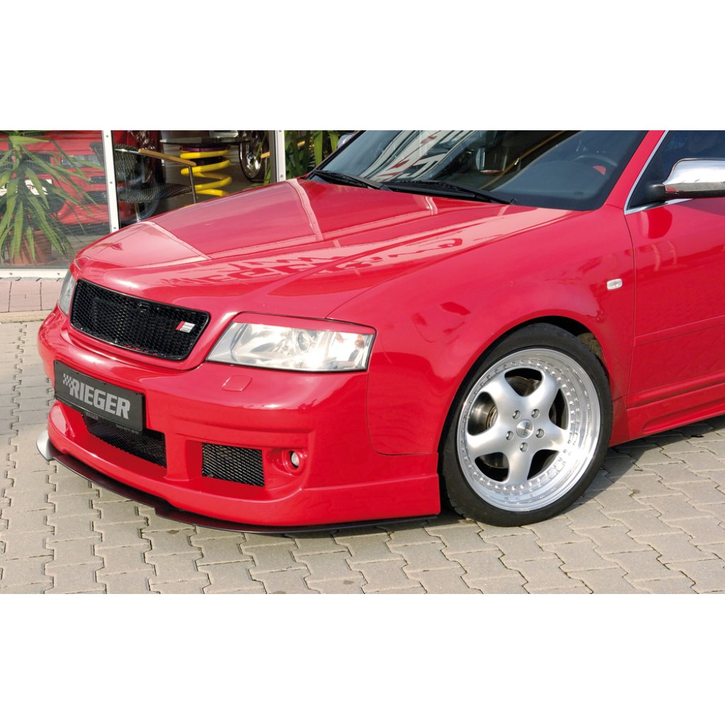 Rieger lipa pod přední nárazník Rieger pro Audi A6 4B avant, sedan vč. faceliftu, 01/97-06/01, 07/01-, plast ABS bez povrchové úpravy