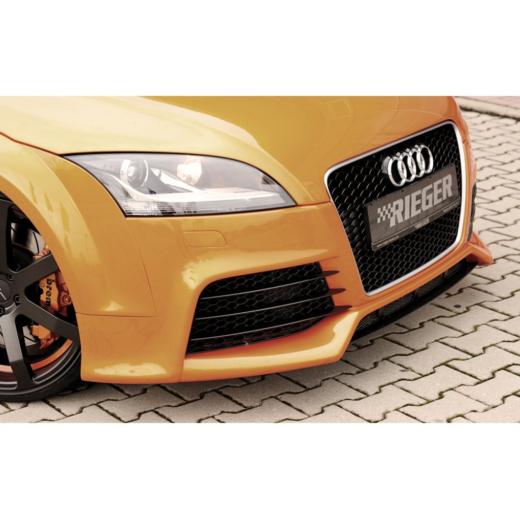 Rieger lipa pod přední nárazník Rieger pro Audi TT 8J kupé, roadster, 09/06-, plast ABS bez povrchové úpravy