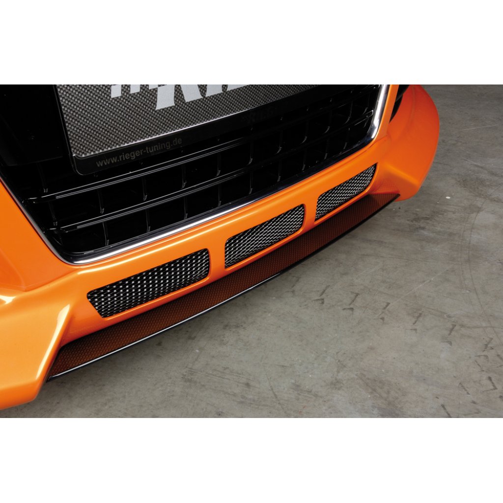 Rieger lipa pod přední nárazník Rieger pro Audi TT 8J kupé, roadster před faceliftem, 09/06-06/10, plast ABS s povrchovou úpravou Carbon-Look