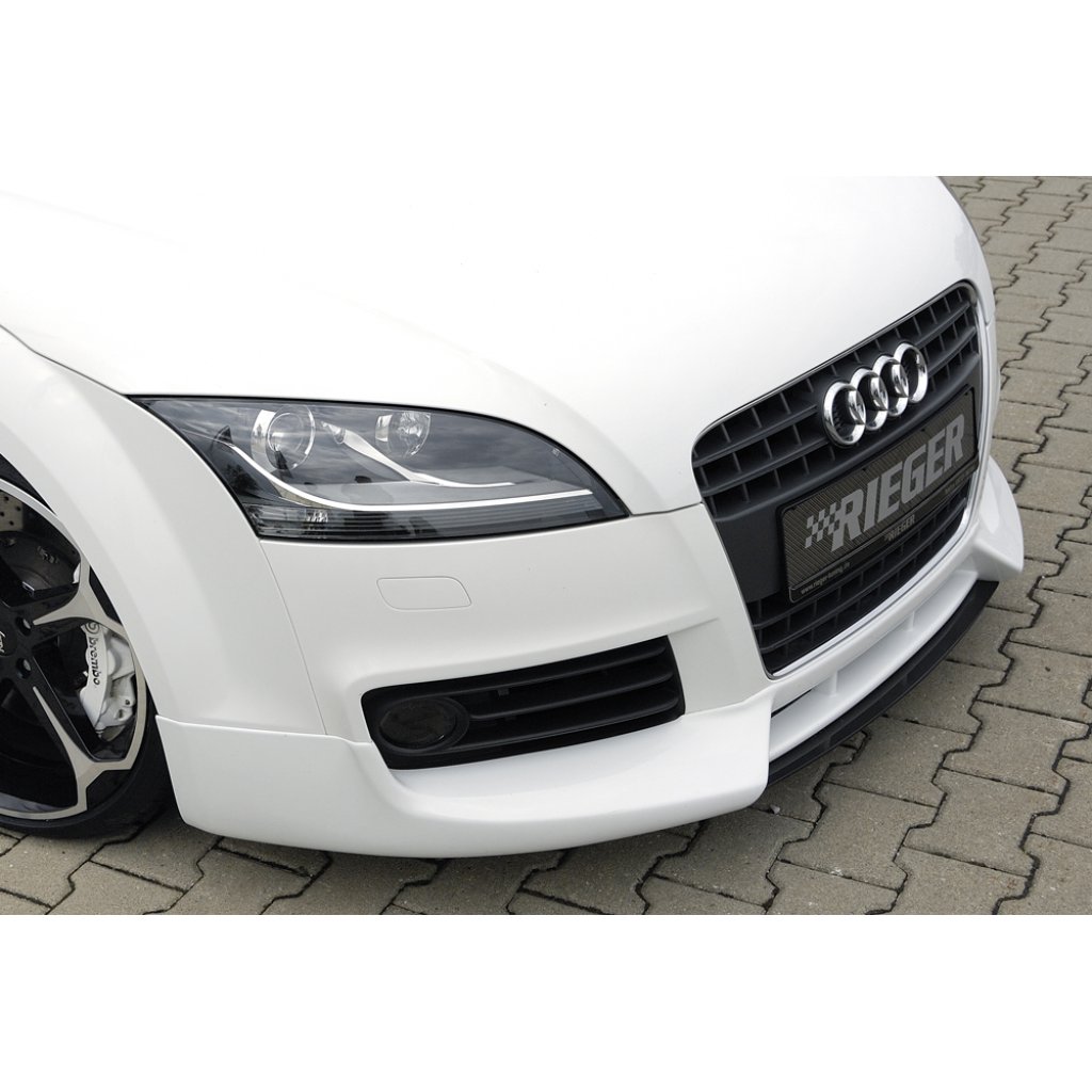 Rieger lipa pod přední nárazník Rieger pro Audi TT 8J kupé, roadster vč. faceliftu, 07/10-, 09/06-06/10, plast ABS s povrchovou úpravou Carbon-Look