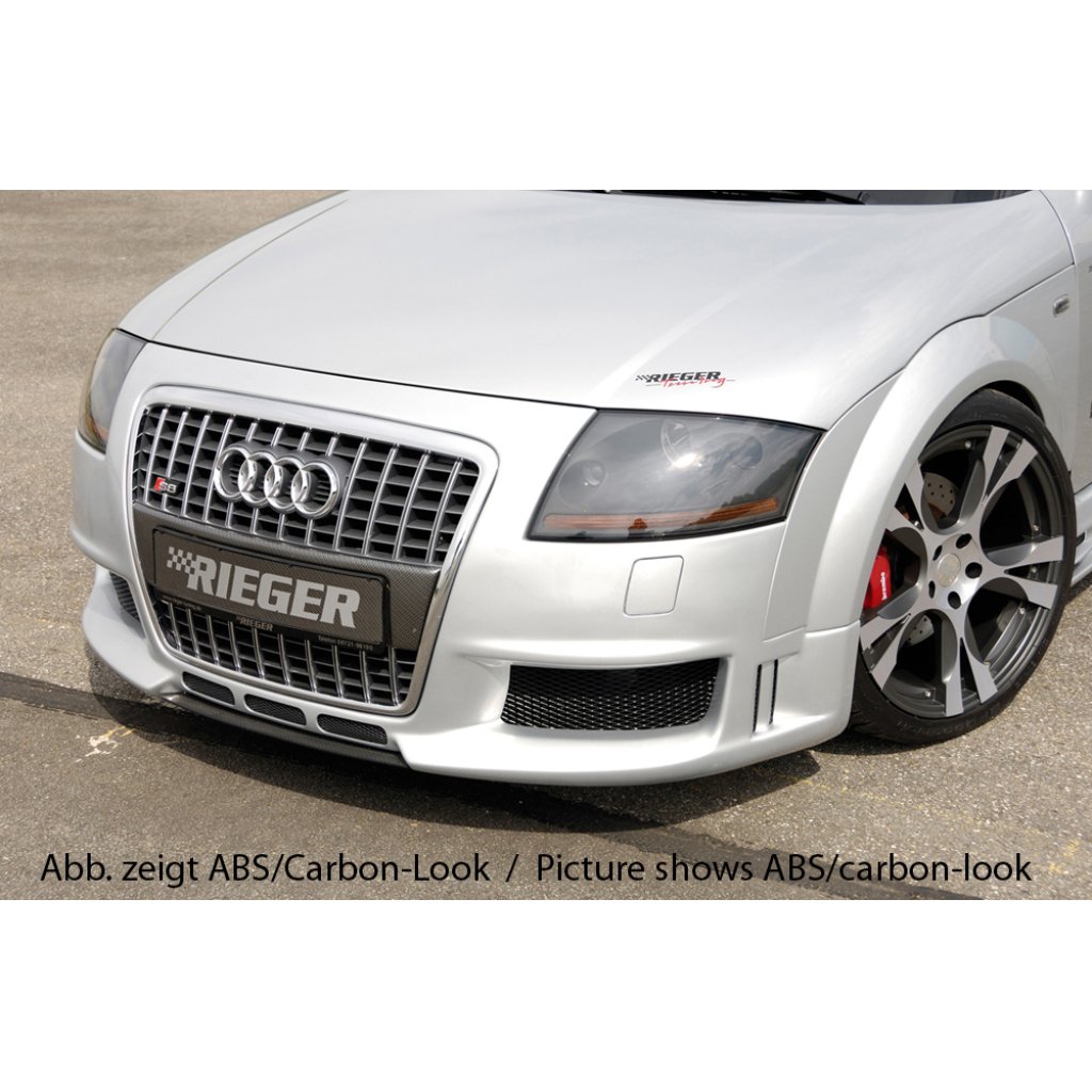 Rieger lipa pod přední nárazník Rieger pro Audi TT 8N kupé, roadster, plast ABS bez povrchové úpravy
