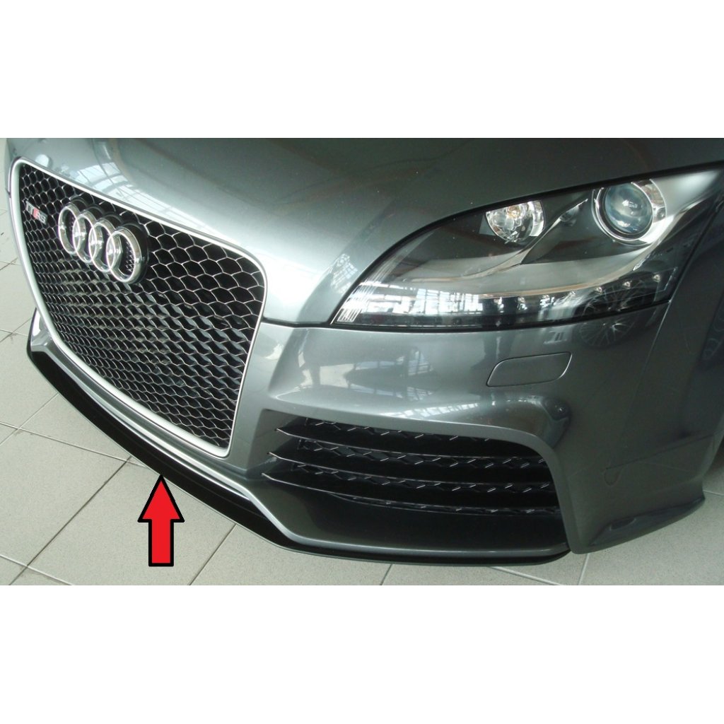 Rieger lipa pod přední nárazník Rieger pro Audi TT RS 8J kupé, roadster, 09/09-, plast ABS bez povrchové úpravy