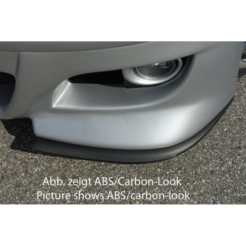 Rieger lipa pod přední nárazník Rieger pro BMW řada 1 E87 4-dvéř. před faceliftem, 09/04-03/07