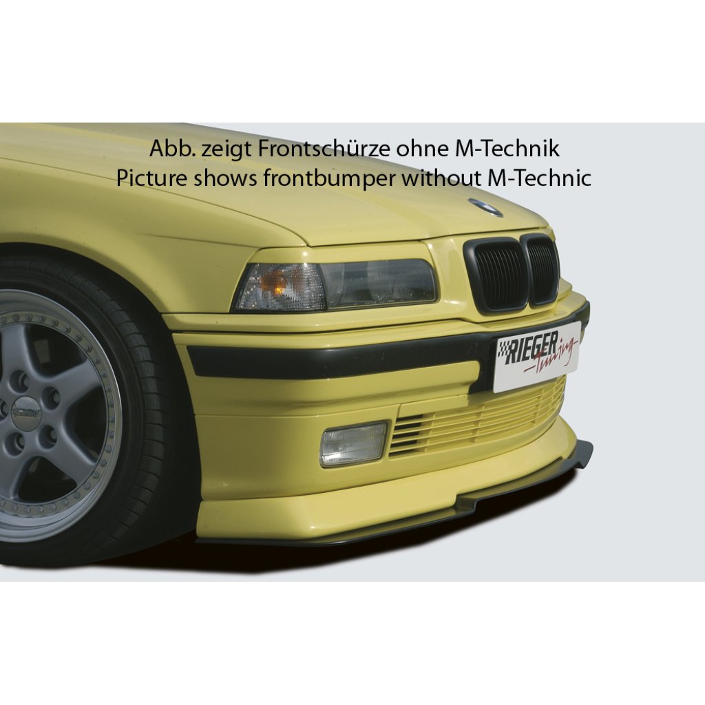 Rieger lipa pod přední nárazník Rieger pro BMW řada 3 E36, plast ABS bez povrchové úpravy