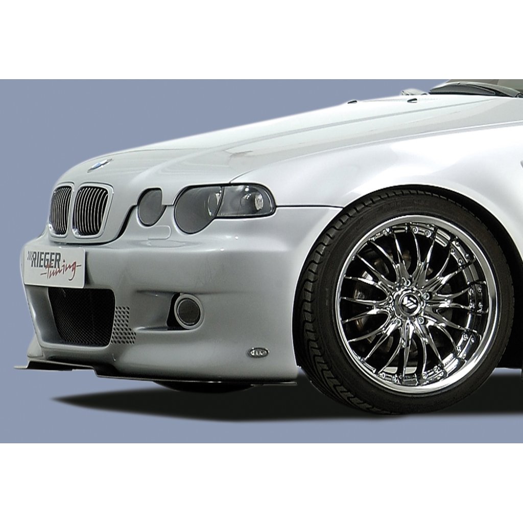Rieger lipa pod přední nárazník Rieger pro BMW řada 3 E46 compact, plast ABS bez povrchové úpravy
