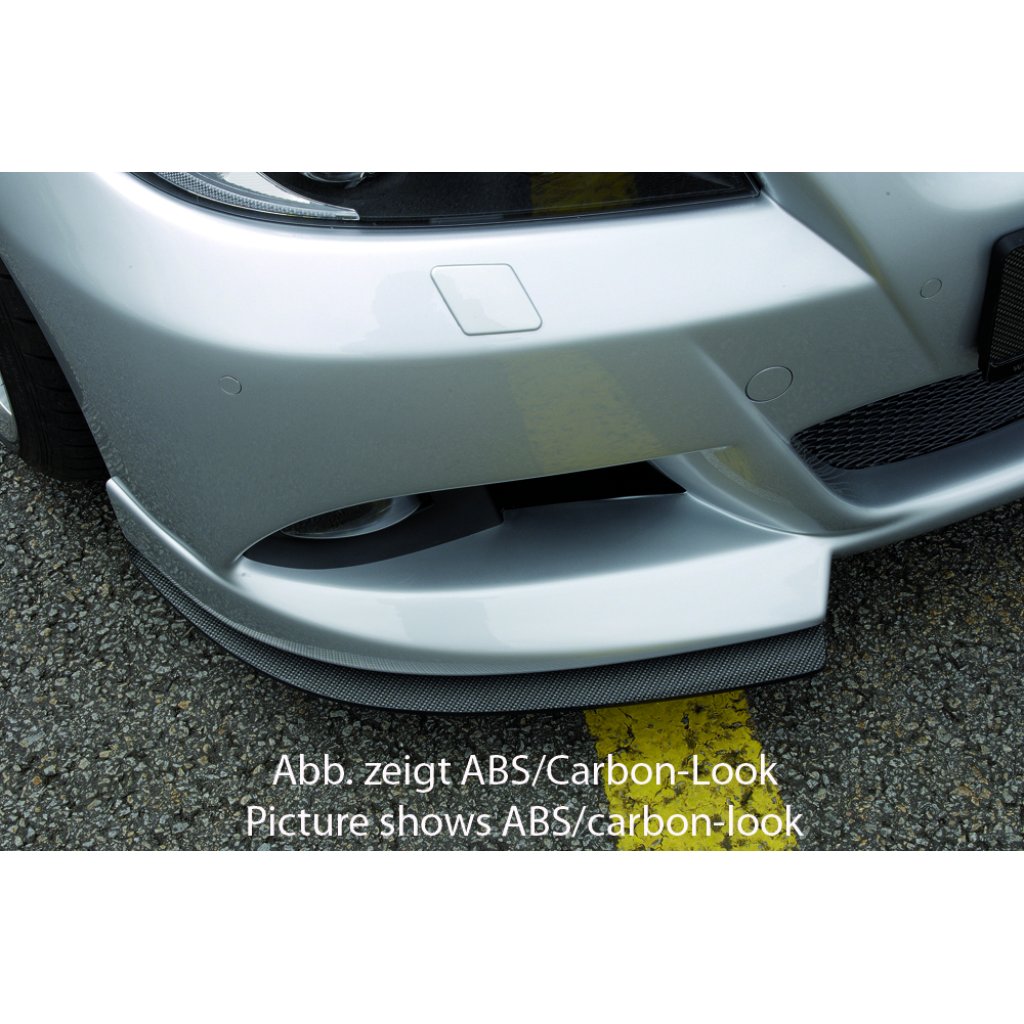 Rieger lipa pod přední nárazník Rieger pro BMW řada 3 E90, E91 sedan, touring před faceliftem, 03/05-08/08, 08/05-08/08, plast ABS bez povrchové úpravy, pod přední nárazník Rieger obj. kód Y 00053402/10/11/12