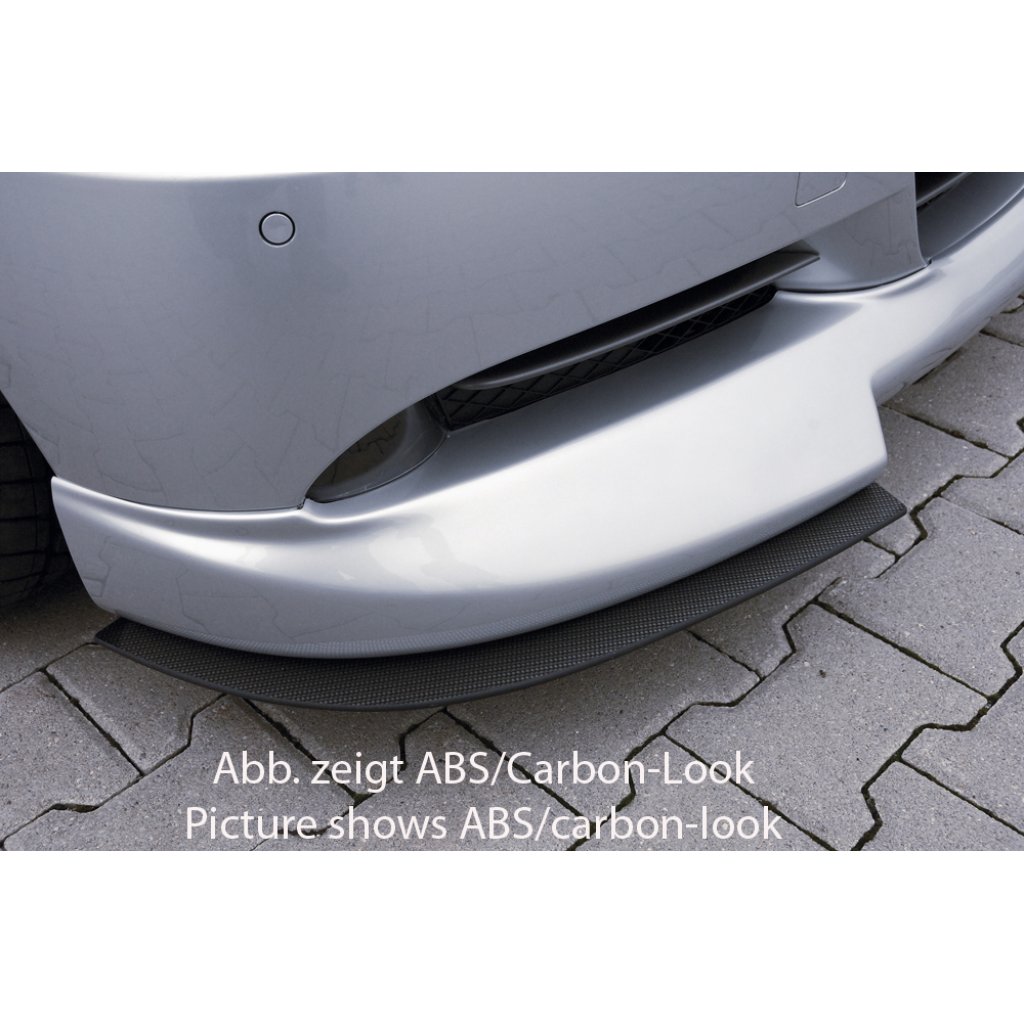 Rieger lipa pod přední nárazník Rieger pro BMW řada 3 E90, E91 sedan, touring před faceliftem, 03/05-08/08, 08/05-08/08, plast ABS bez povrchové úpravy, pod přední spoiler Rieger obj. kód K 00053400