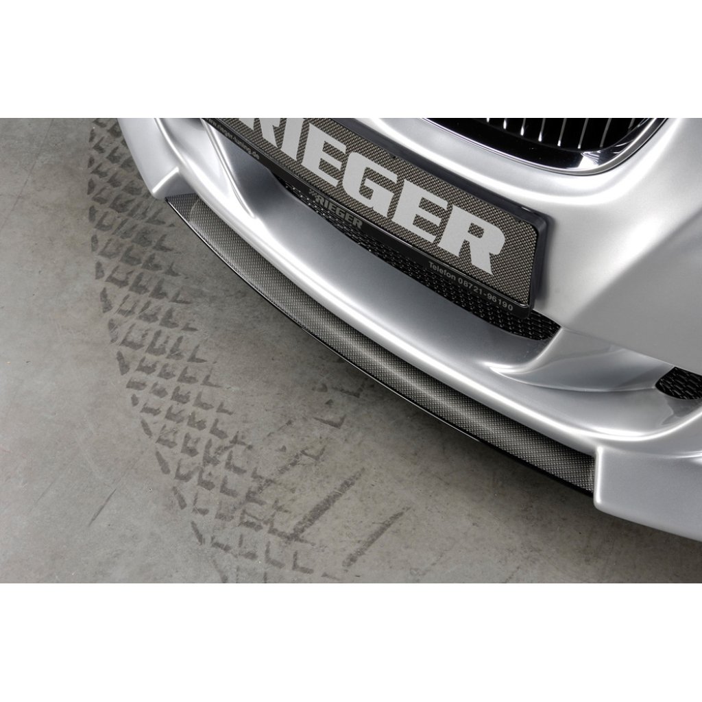 Rieger lipa pod přední nárazník Rieger pro BMW řada 3 E92, E93 kabriolet, kupé po faceliftu LCI, 03/10-, plast ABS s povrchovou úpravou Carbon-Look