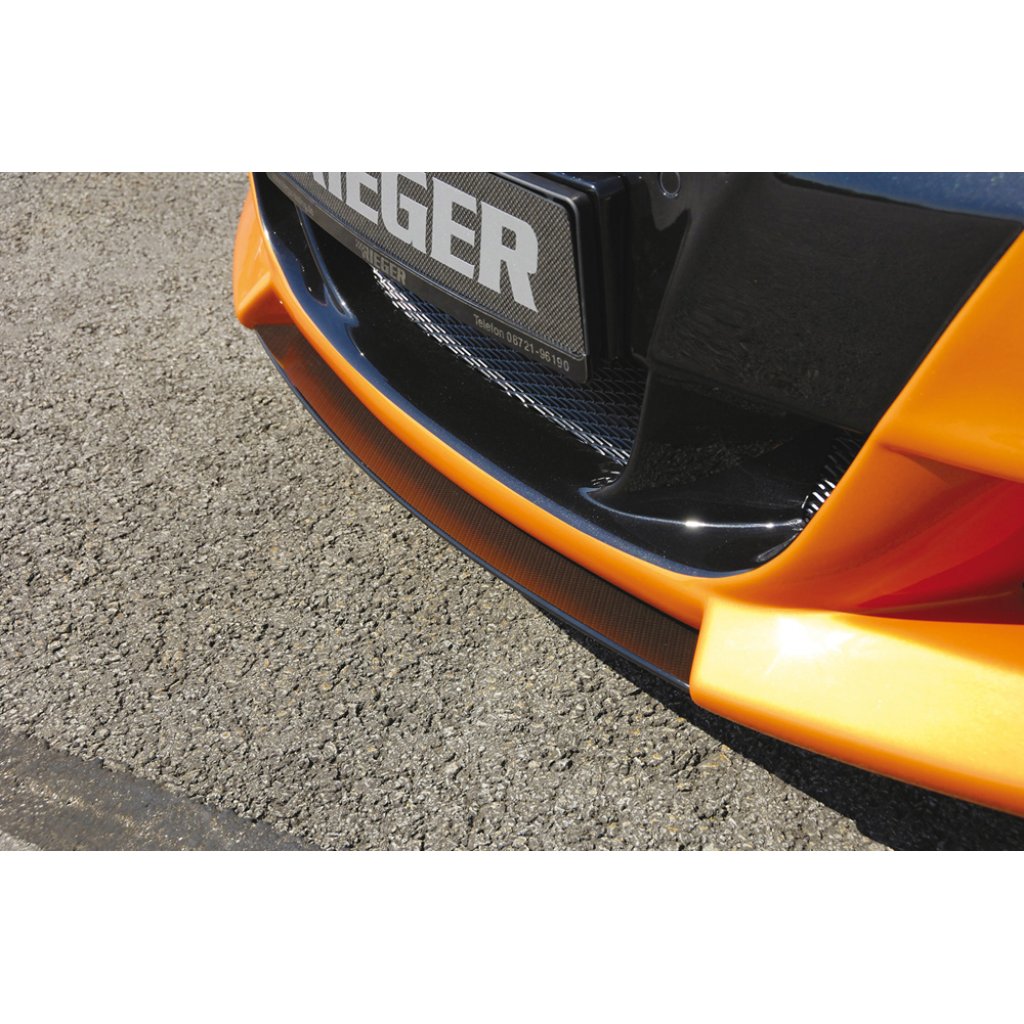 Rieger lipa pod přední nárazník Rieger pro BMW řada 3 E92, E93 kabriolet, kupé po faceliftu LCI, 03/10-, plast ABS s povrchovou úpravou Carbon-Look