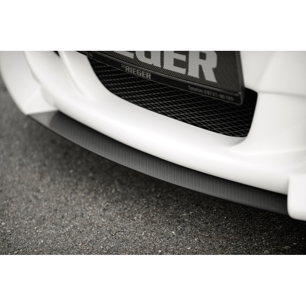 Rieger lipa pod přední nárazník Rieger pro BMW Z4 E85 kupé, roadster vč. faceliftu, 01/06-03/09, 02/03-12/05, plast ABS s povrchovou úpravou Carbon-Look