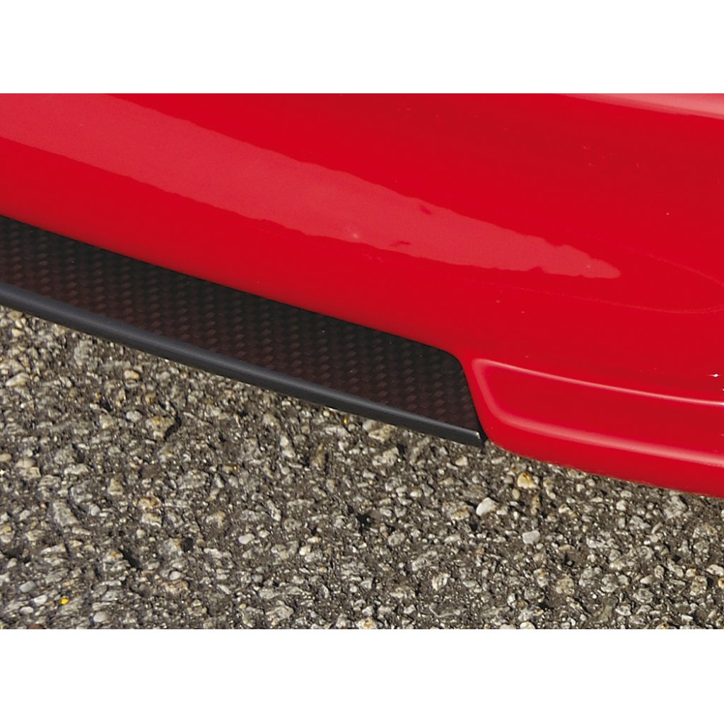 Rieger lipa pod přední nárazník Rieger pro Fiat Grande Punto 199 3-dvéř., 5-dvéř., 10/05-, plast ABS s povrchovou úpravou Carbon-Look