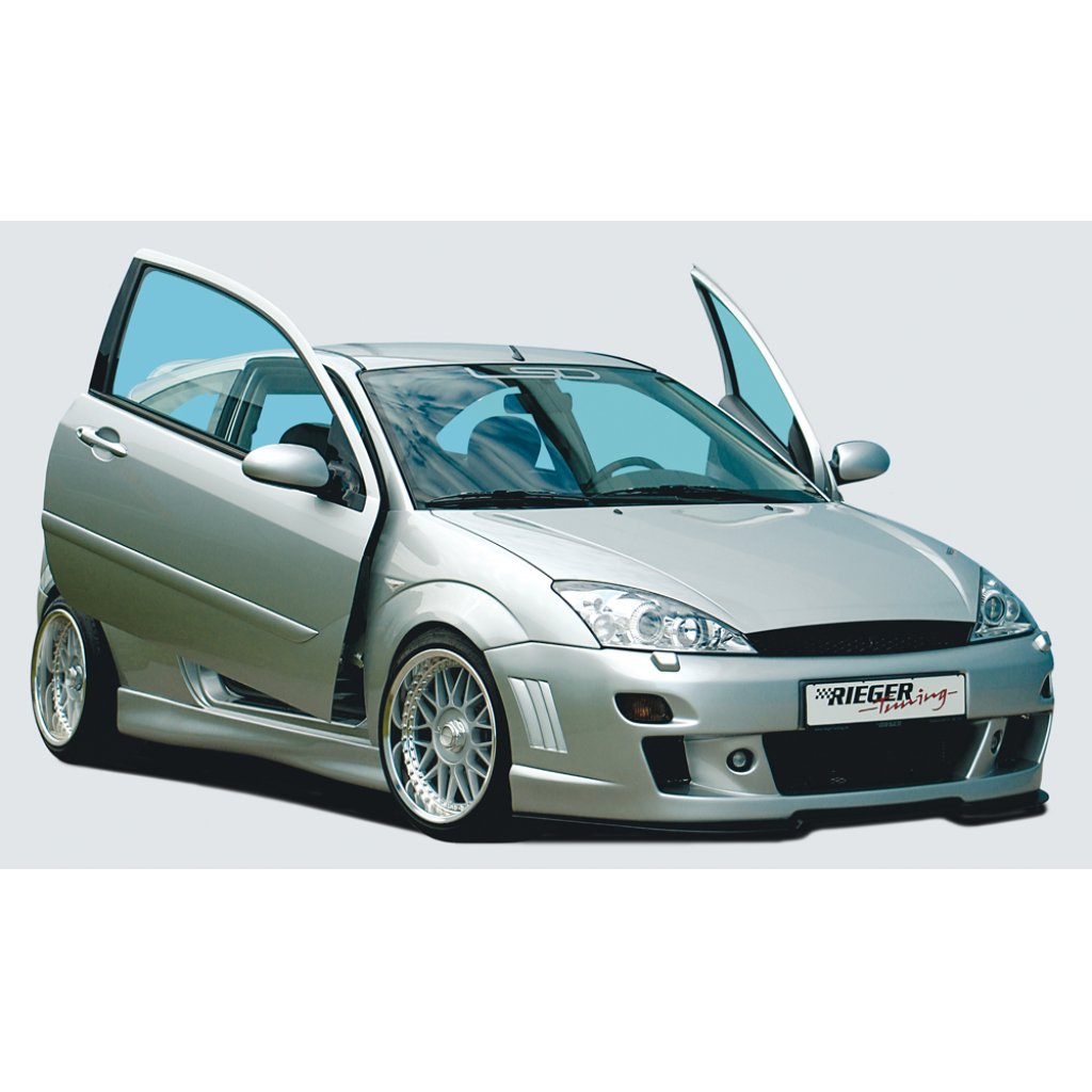 Rieger lipa pod přední nárazník Rieger pro Ford Focus 1 3-dvéř., 5-dvéř., 11/01-, 98-10/01, plast ABS bez povrchové úpravy