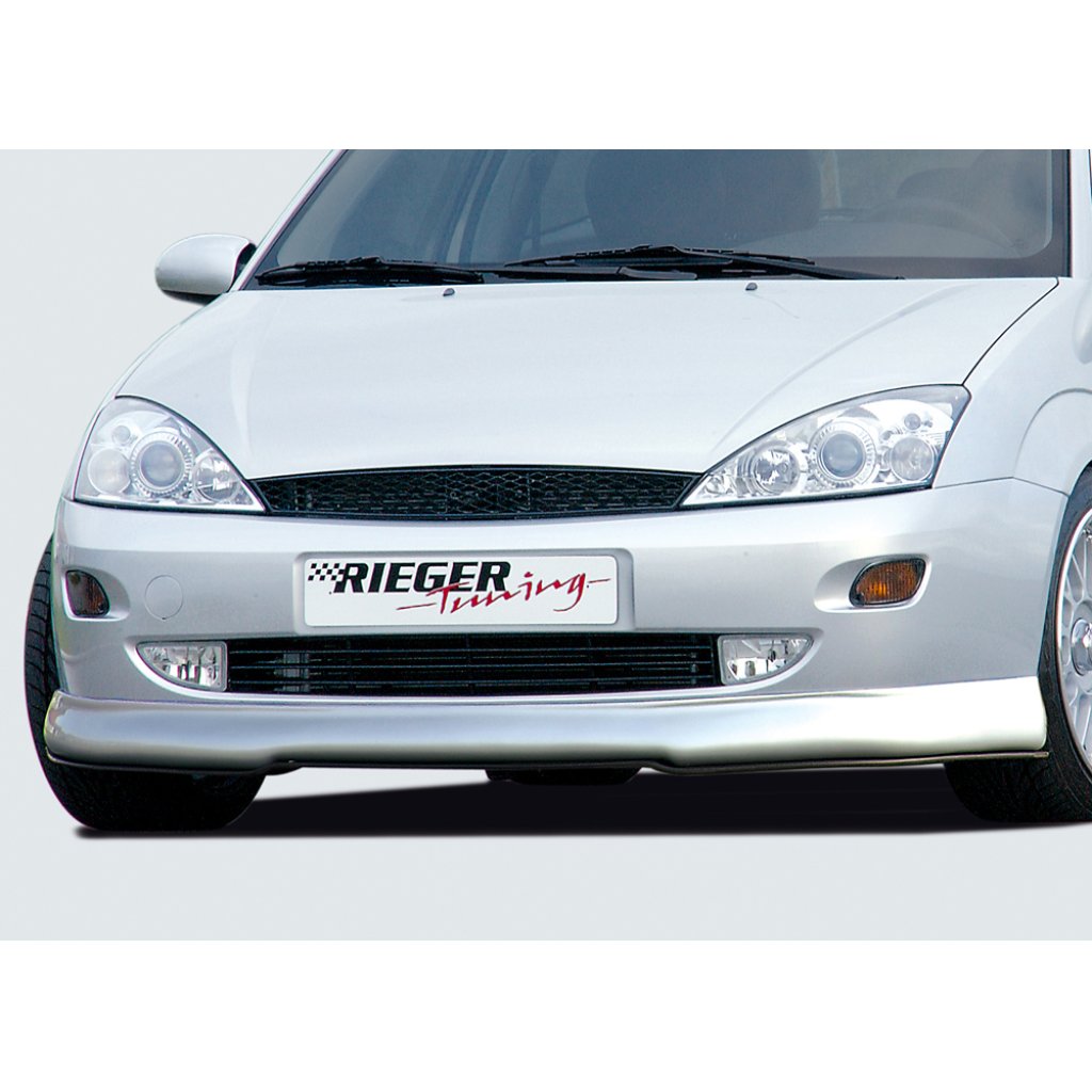 Rieger lipa pod přední nárazník Rieger pro Ford Focus 1 3-dvéř., 5-dvéř., 98-10/01, plast ABS bez povrchové úpravy
