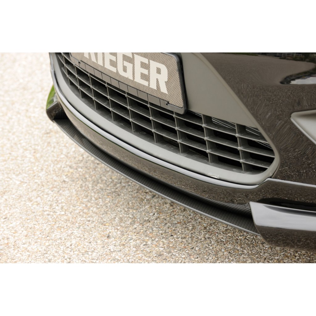 Rieger lipa pod přední nárazník Rieger pro Ford Focus 2 3-dvéř., 5-dvéř. po faceliftu, 02/08-01/11, plast ABS s povrchovou úpravou Carbon-Look