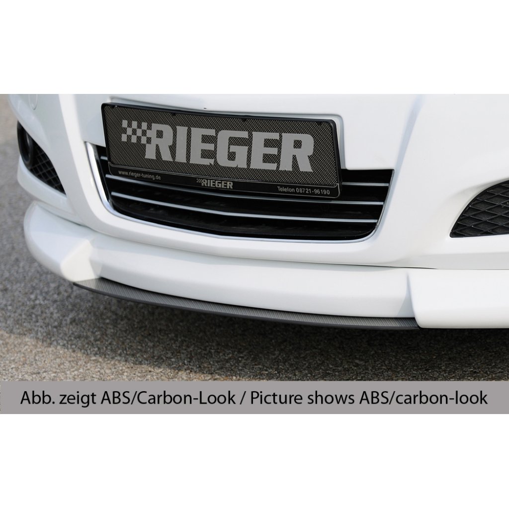 Rieger lipa pod přední nárazník Rieger pro Opel Astra H 5-dvéř., caravan, hatchback, notchback, 03/04-, plast ABS bez povrchové úpravy