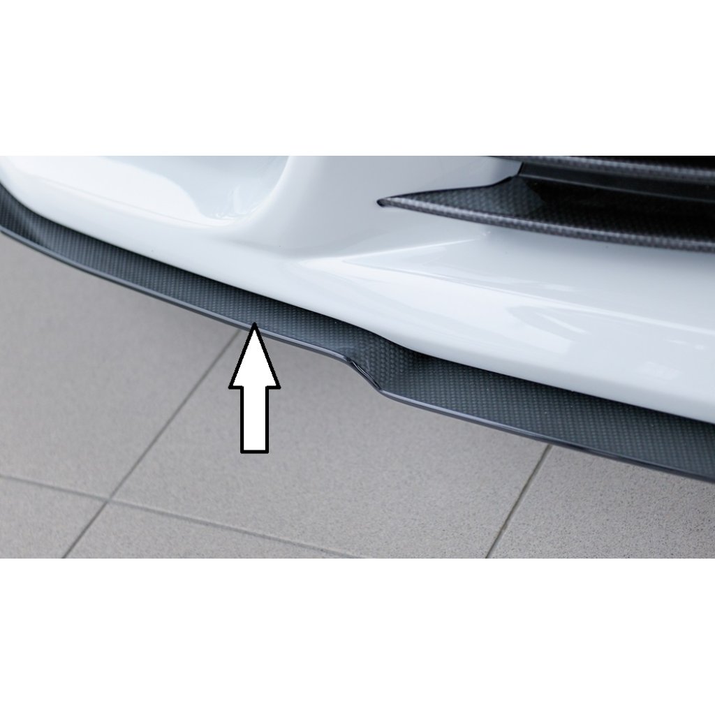 Rieger lipa pod přední nárazník Rieger pro Opel Astra H vč. GTC, Twin-Top 3-dvéř., 5-dvéř., caravan, hatchback, kabriolet, 03/04-, 03/05-, 09/05-, plast ABS s povrchovou úpravou Carbon-Look