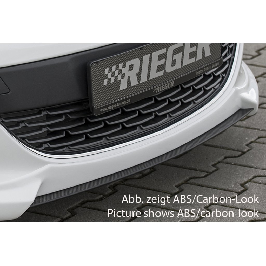 Rieger lipa pod přední nárazník Rieger pro Opel Astra J 5-dvéř., hatchback, sedan, sedan/notchback, sports tourer po faceliftu, 10/12-, plast ABS bez povrchové úpravy