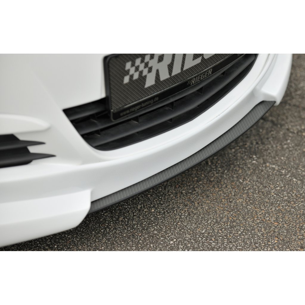 Rieger lipa pod přední nárazník Rieger pro Opel Corsa D 3-dvéř., 5-dvéř. před faceliftem, 07/06-12/10, plast ABS s povrchovou úpravou Carbon-Look