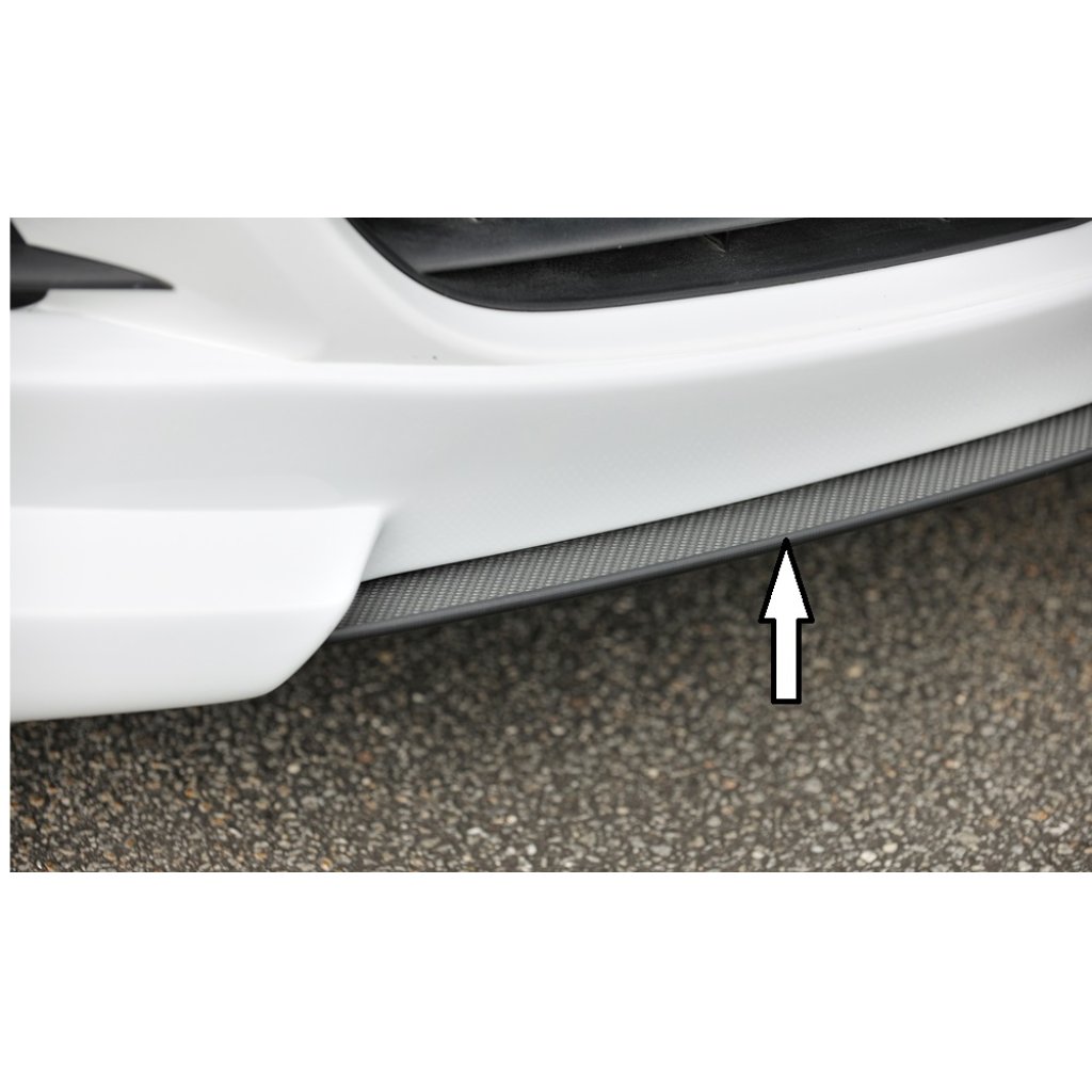 Rieger lipa pod přední nárazník Rieger pro Opel Corsa D 3-dvéř., 5-dvéř. před faceliftem, 07/06-12/10, plast ABS s povrchovou úpravou Carbon-Look