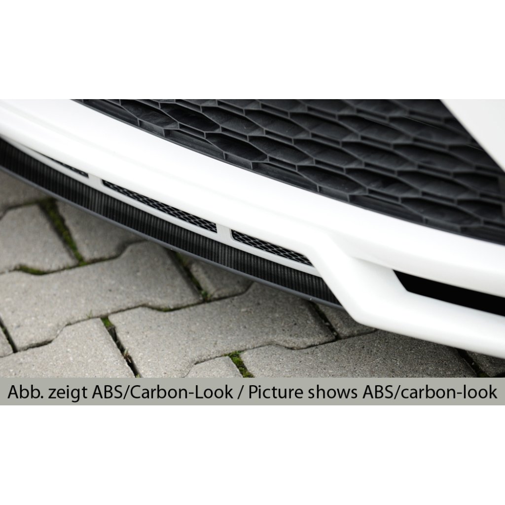 Rieger lipa pod přední nárazník Rieger pro Seat Leon Cupra 5F 3-dvéř. (sc), 5-dvéř., 5-dvéř. (ST/Combi) po faceliftu, 01/17-, plast ABS bez povrchové úpravy