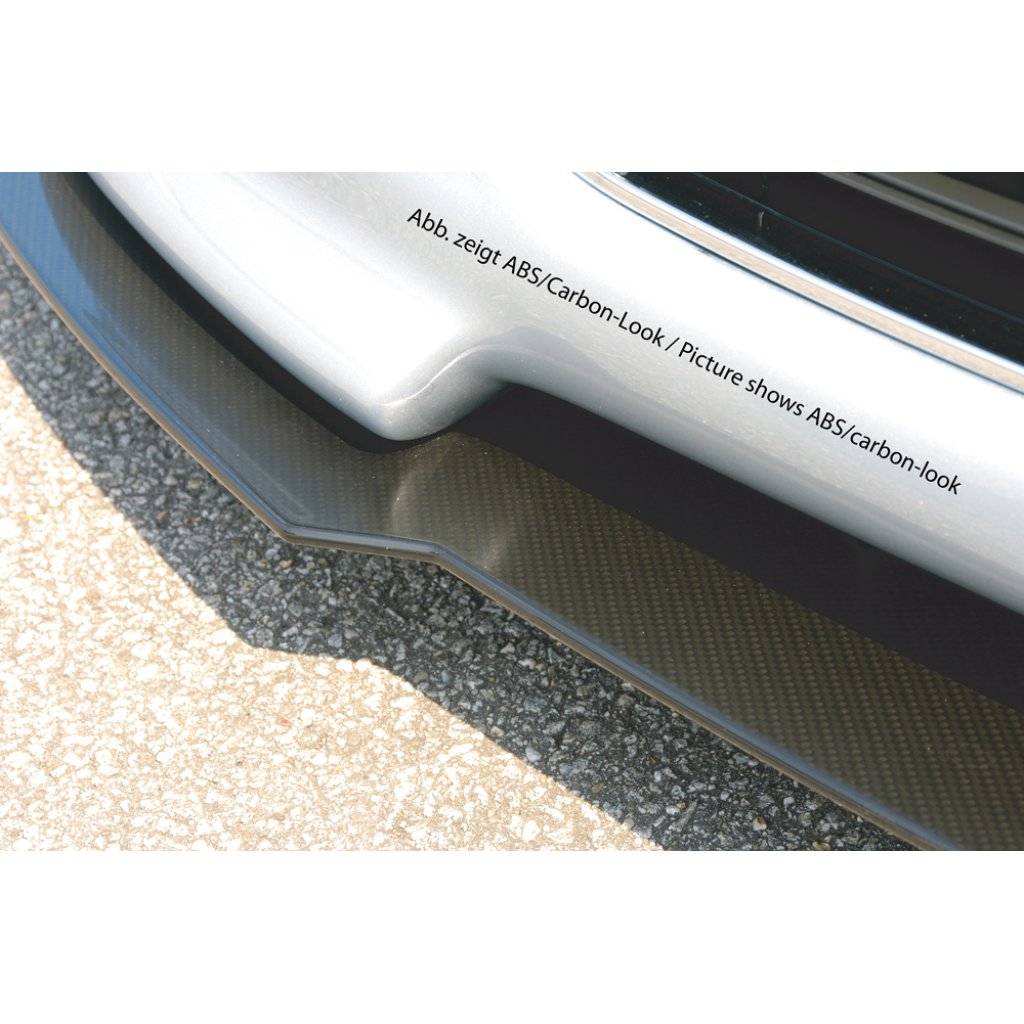 Rieger lipa pod přední nárazník Rieger pro Volkswagen Golf 5 1K GT, GTI, plast ABS bez povrchové úpravy, "straight version"