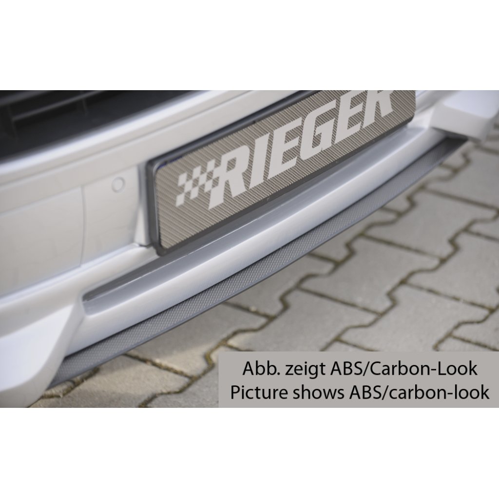 Rieger lipa pod přední nárazník Rieger pro Volkswagen T5 bus po faceliftu, 09/09-, plast ABS bez povrchové úpravy