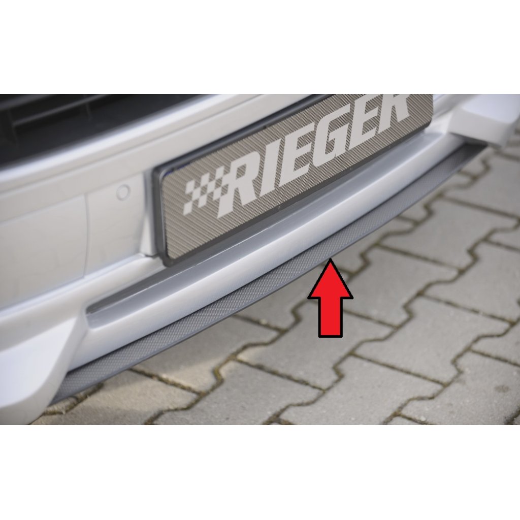 Rieger lipa pod přední nárazník Rieger pro Volkswagen T5 bus po faceliftu, 09/09-, plast ABS s povrchovou úpravou Carbon-Look