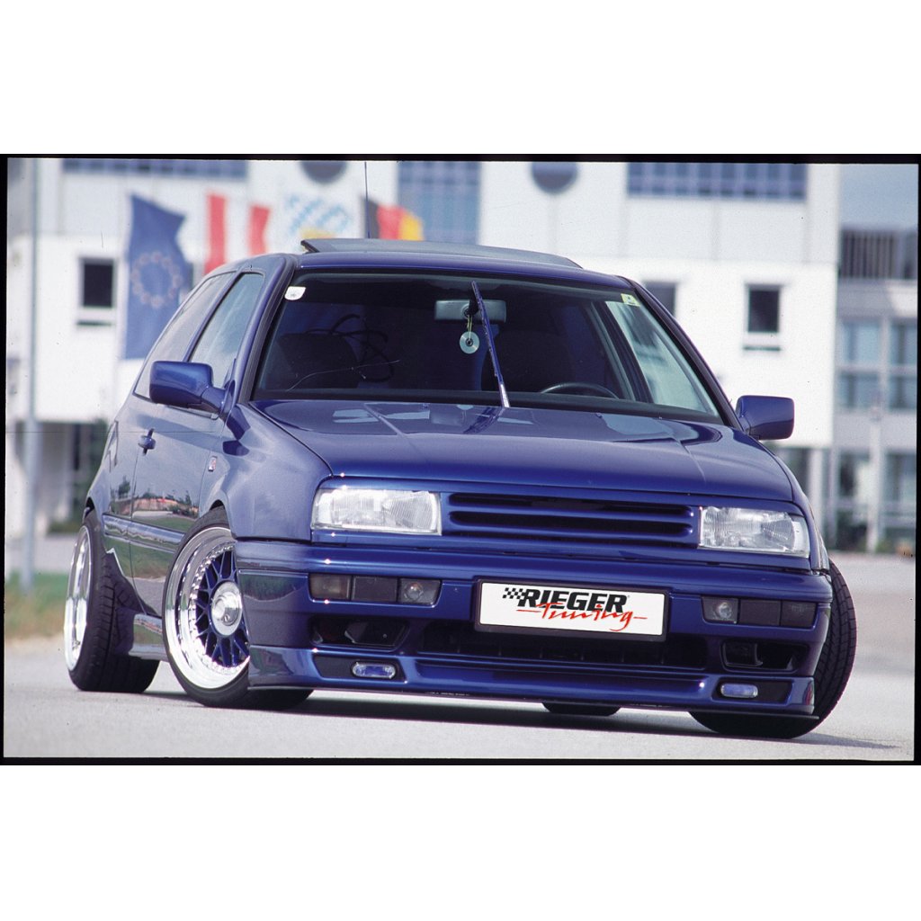 Rieger lipa pod přední nárazník Rieger pro Volkswagen Vento combi/sedan, 92-98, plast ABS bez povrchové úpravy