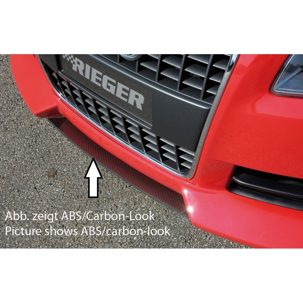 Rieger lipa pod přední nárazník S-Line Rieger pro Audi A4 8E avant, sedan po faceliftu, 11/04-, plast ABS bez povrchové úpravy