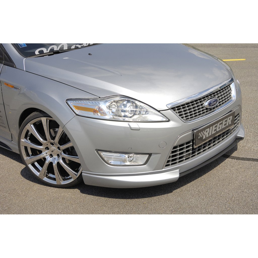 Rieger lipa pod přední nárazník SG-Design Rieger pro Ford Mondeo BA7 combi, fastback, sedan před faceliftem, 03/07-09/10, plast ABS s povrchovou úpravou Carbon-Look