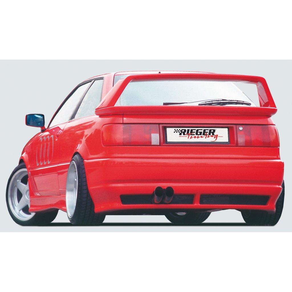 Rieger lipa pod zadní nárazník pro Audi 80 89 kupé, plast ABS bez povrchové úpravy