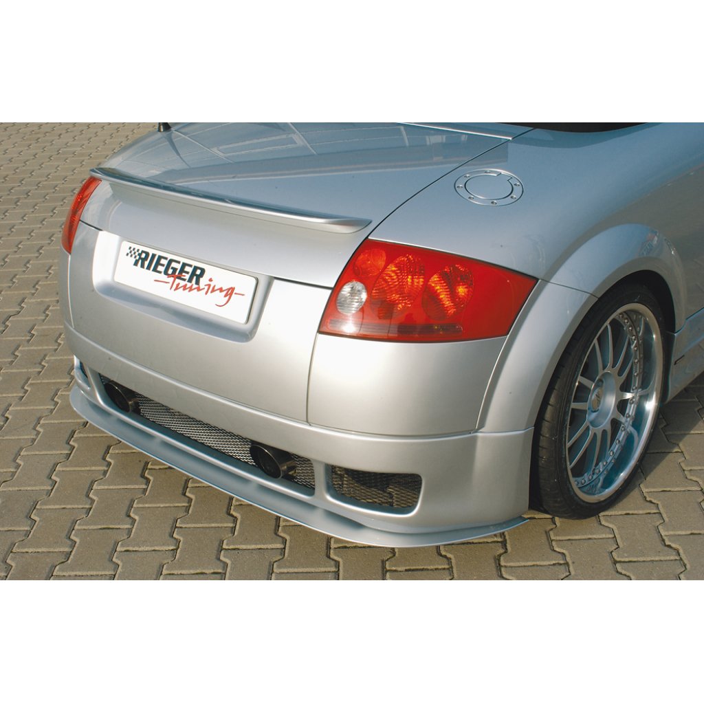 Rieger lipa pod zadní nárazník pro Audi TT 8N kupé, roadster r.v. 98-03, plast ABS bez povrchové úpravy
