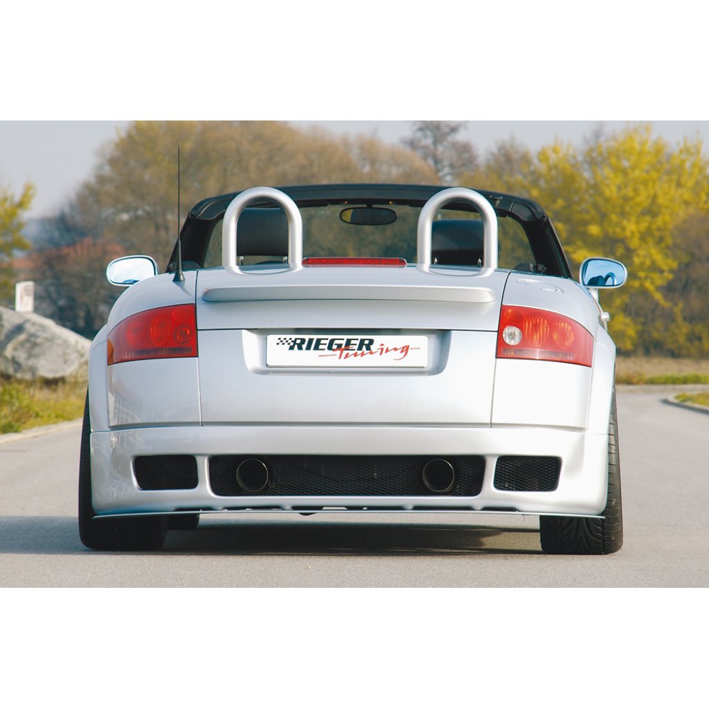Rieger lipa pod zadní nárazník pro Audi TT 8N kupé, roadster r.v. 98-03, plast ABS bez povrchové úpravy