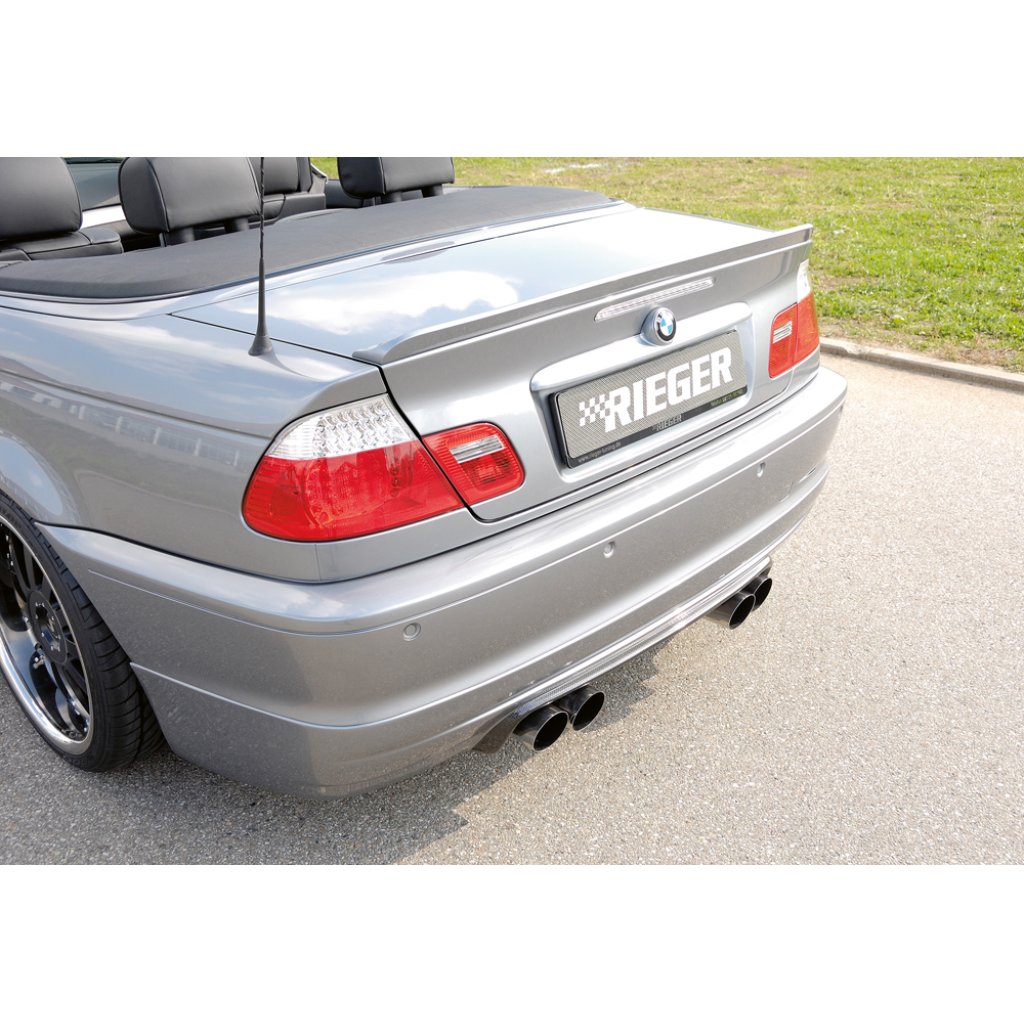 Rieger lišta na hranu víka kufru pro BMW řada 3 E46 kabriolet