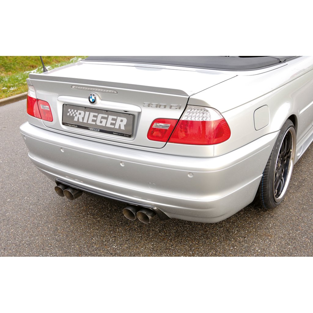 Rieger lišta na hranu víka kufru pro BMW řada 3 E46 kabriolet