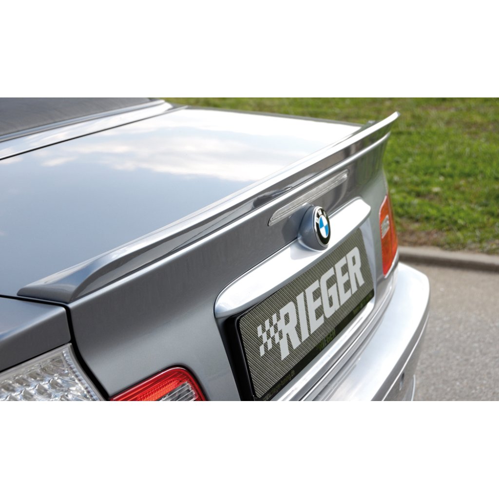 Rieger lišta na hranu víka kufru pro BMW řada 3 E46 kupé vč. faceliftu