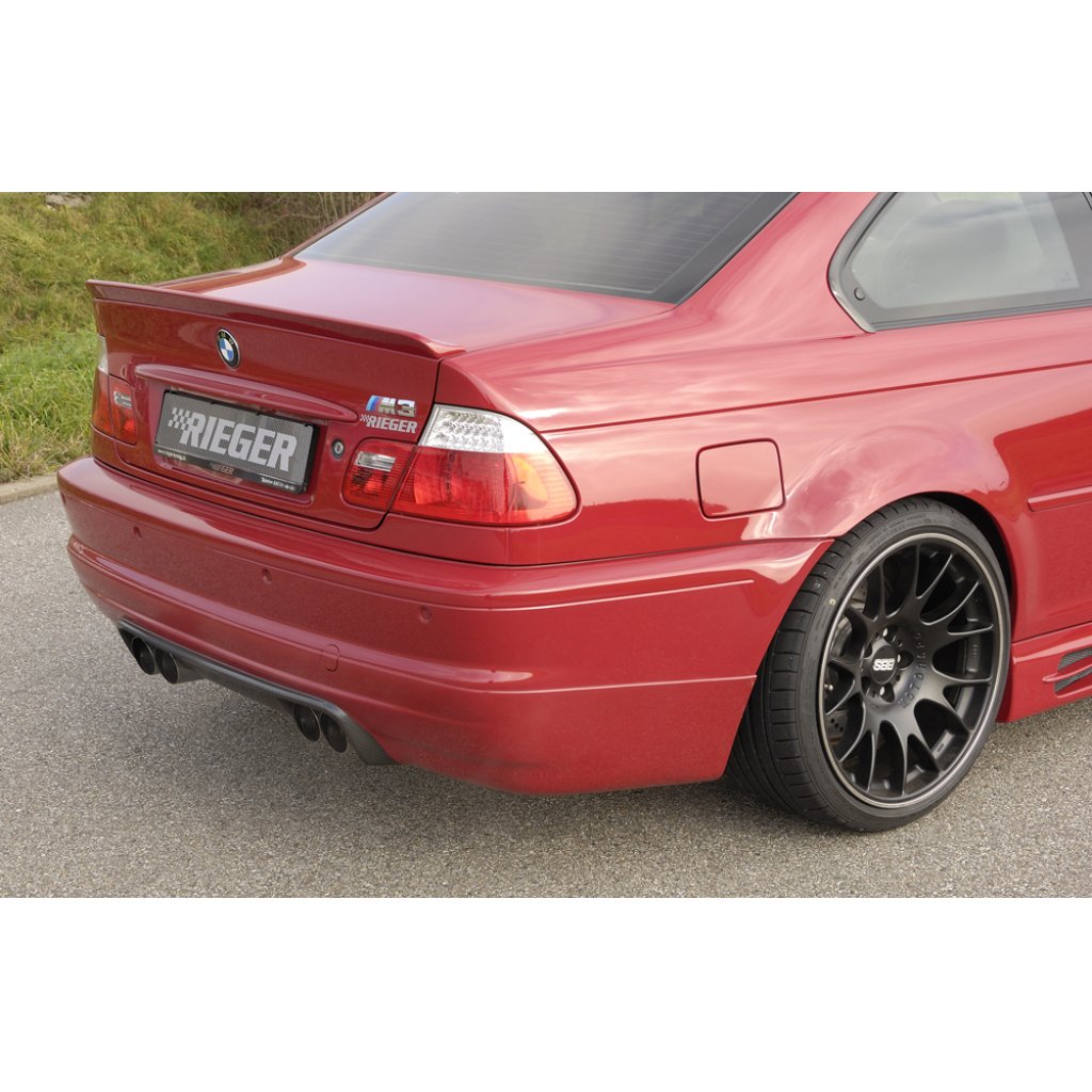 Rieger lišta na hranu víka kufru pro BMW řada 3 E46 kupé vč. faceliftu