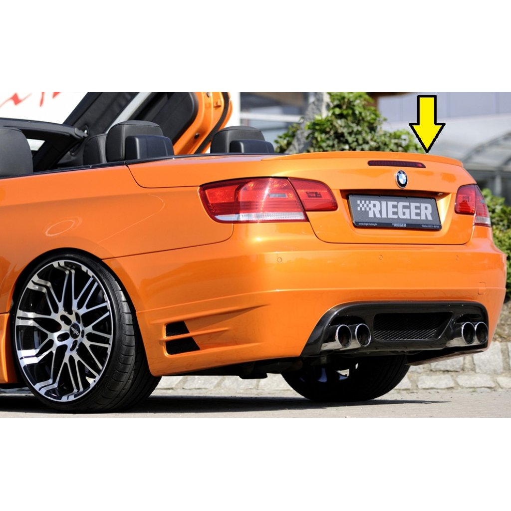 Rieger lišta na hranu víka kufru pro BMW řada 3 E93 kabriolet vč. faceliftu