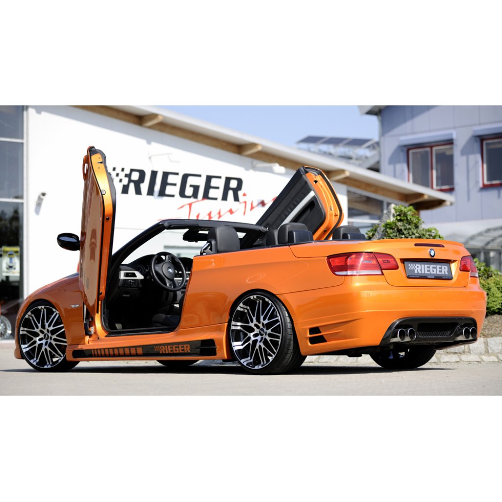 Rieger lišta na hranu víka kufru pro BMW řada 3 E93 kabriolet vč. faceliftu