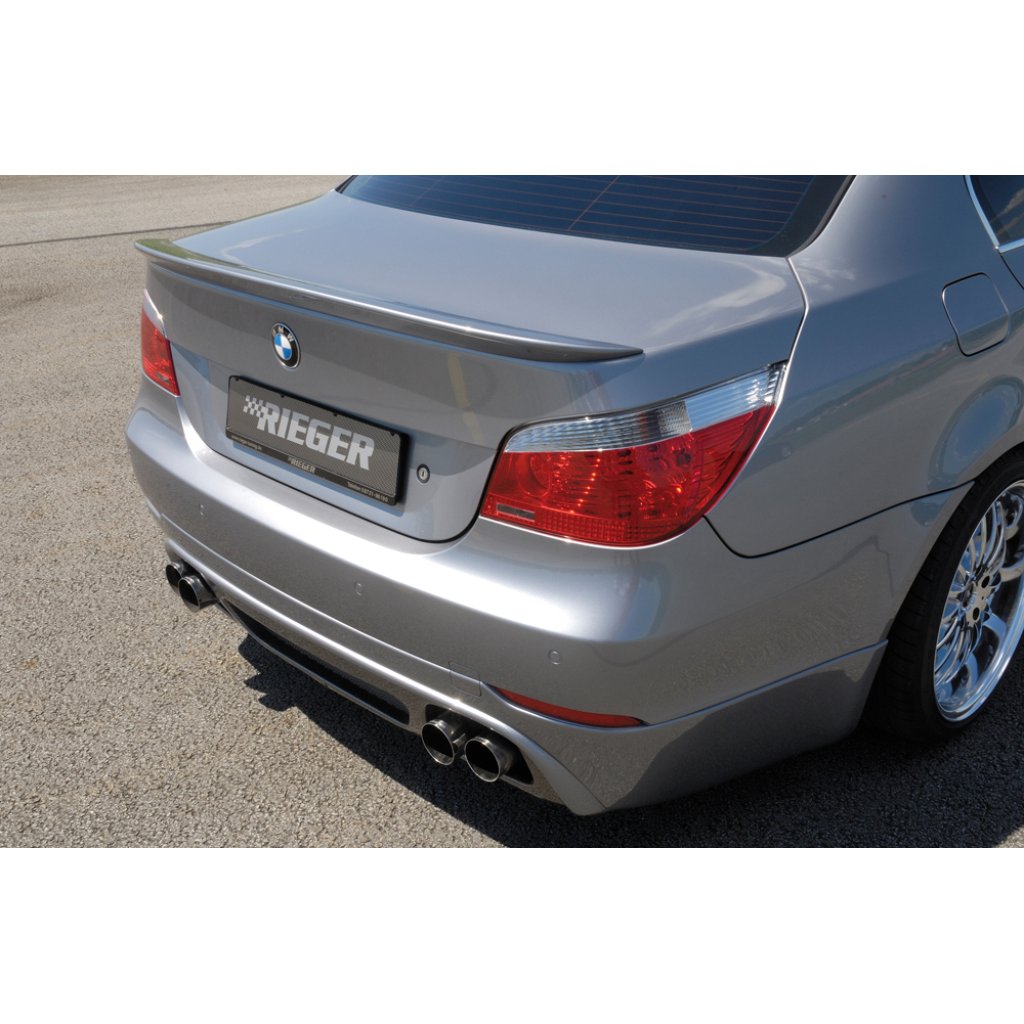 Rieger lišta na hranu víka kufru pro BMW řada 5 E60 sedan vč. faceliftu
